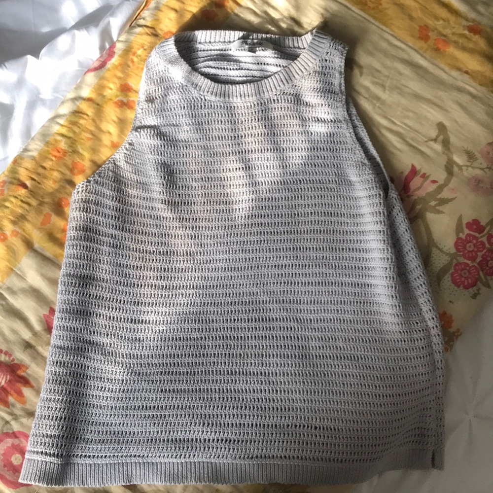 Madewell light sweater material tank